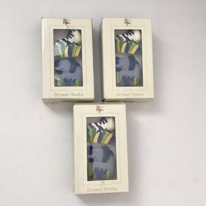3 set bundle Zoo Animal Drawer Knobs - NEW IN BOX